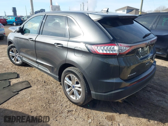 2015 Ford Edge SEL with VIN 2FMTK3J80FBB65384, listed as a IAAI auction lot 41827595 with 120,727 mi miles. Bid and sale history available at carsss.com. Image 3.