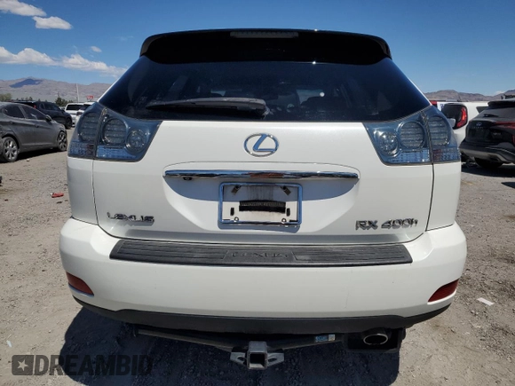 2006 Lexus RX 400h with VIN JTJHW31U960022993, listed as a Copart auction lot 54889095 with 176,966 mi miles and Salvage title. Bid and sale history available at DreamBid. Image 6.