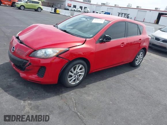 2013 Mazda 3 i Touring with VIN JM1BL1LP9D1721108, listed as a IAAI auction lot 41913064 with 134,755 mi miles and . Bid and sale history available at carsss.com. Image 2.
