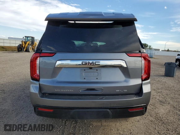 2022 GMC Yukon SLE with VIN 1GKS2AKD2NR120060, listed as a Copart auction lot 71966164 with 60,556 mi miles and Salvage Title. Bid and sale history available at carsss.com. Image 6.
