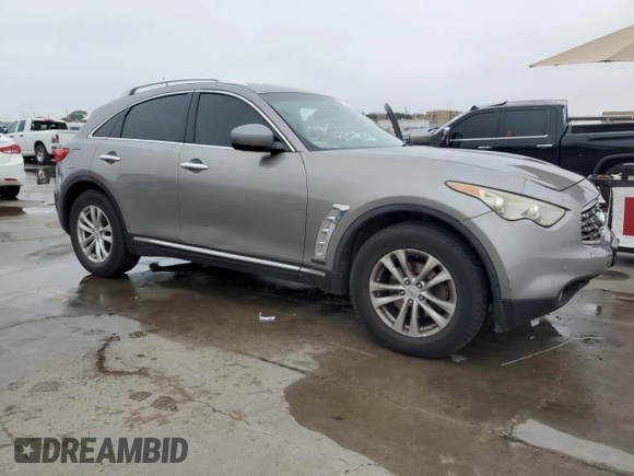 2011 Infiniti FX35 with VIN JN8AS1MU3BM710592, listed as a Copart auction lot 80157034 with 186,438 mi miles and Clean Title. Bid and sale history available at carsss.com. Image 4.