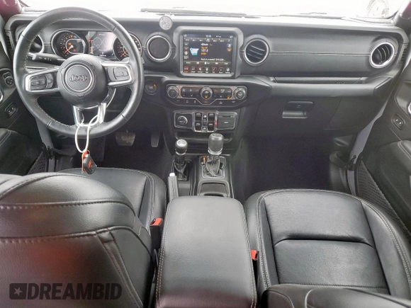 2022 Jeep Gladiator High Altitude with VIN 1C6HJTFGXNL163998, listed as a Copart auction lot 56490755 with 52,474 mi miles and Salvage title. Bid and sale history available at DreamBid. Image 8.