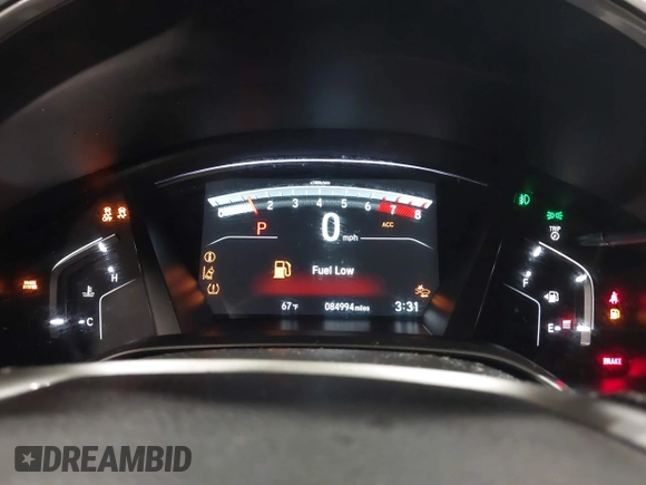 2020 Honda CR-V EX with VIN 2HKRW2H59LH682207, listed as a IAAI auction lot 42277272 with 84,994 mi miles and . Bid and sale history available at DreamBid. Image 7.
