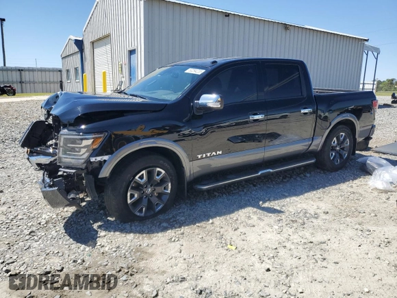 2021 Nissan Titan SV с VIN 1N6AA1EF7MN522103, выставлен на аукционе Copart как лот 53294235 с пробегом 54 540 миль миль и Списание • Salvage title. История ставок и продаж доступна на DreamBid. Изображение 1.
