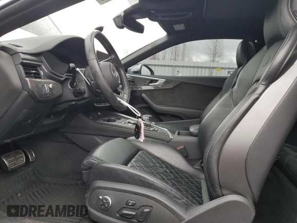 2018 Audi S5 Prestige z VIN WAUR4AF54JA036352, wystawiony jako Copart lot #50414155 z przebiegiem 40 613 mil mil oraz Szkoda całkowita • Salvage title. Historia ofert i sprzedaży dostępna na DreamBid. Obrazek 7.
