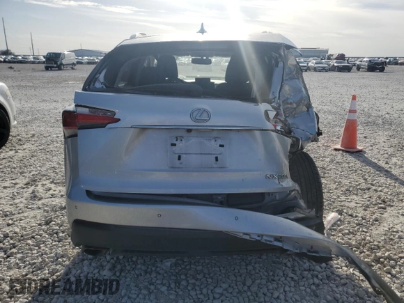 2017 Lexus NX 200t with VIN JTJYARBZ2H2056339, listed as a Copart auction lot 47806775 with 61,405 mi miles and Salvage title. Bid and sale history available at DreamBid. Image 6.