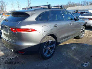 2017 Jaguar F-Pace 35t Prestige with VIN SADCK2BV8HA897199, listed as a IAAI auction lot 41315172 with 77,348 mi miles and . Bid and sale history available at DreamBid. Image 4.