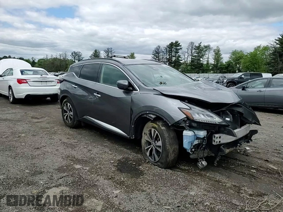 2021 Nissan Murano SV with VIN 5N1AZ2BS1MC139140, listed as a Copart auction lot 55604615 with 84,543 mi miles and Salvage title. Bid and sale history available at DreamBid. Image 15.