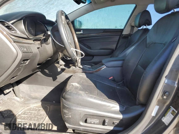 2014 Kia Cadenza Premium with VIN KNALN4D78E5128880, listed as a Copart auction lot 76414274 with 182,942 mi miles and Salvage Title. Bid and sale history available at carsss.com. Image 7.