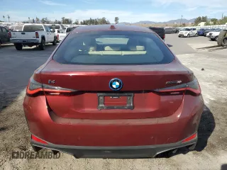 2024 BMW i4 eDrive35 with VIN WBY43AW00RFS13061, listed as a Copart auction lot 85991874 with 5,732 mi miles and Salvage Title. Bid and sale history available at carsss.com. Image 6.