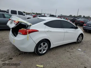 2013 Hyundai Elantra Limited PZEV with VIN 5NPDH4AE0DH303977, listed as a Copart auction lot 53994675 with 150,000 mi miles and Clean Title. Bid and sale history available at carsss.com. Image 3.