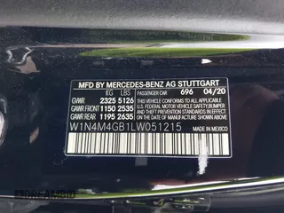 2020 Mercedes-Benz GLB 250 z VIN W1N4M4GB1LW051215, wystawiony jako IAAI lot #41507234 z przebiegiem 57 460 mil mil oraz . Historia ofert i sprzedaży dostępna na DreamBid. Obrazek 9.