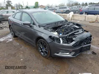 2018 Ford Fusion SE with VIN 3FA6P0HD5JR255697, listed as a IAAI auction lot 41902557 with 118,110 mi miles. Bid and sale history available at carsss.com. Image 1.
