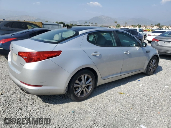 2013 Kia Optima EX with VIN 5XXGN4A7XDG165769, listed as a Copart auction lot 56940625 with 146,517 mi miles and Clean title. Bid and sale history available at DreamBid. Image 3.