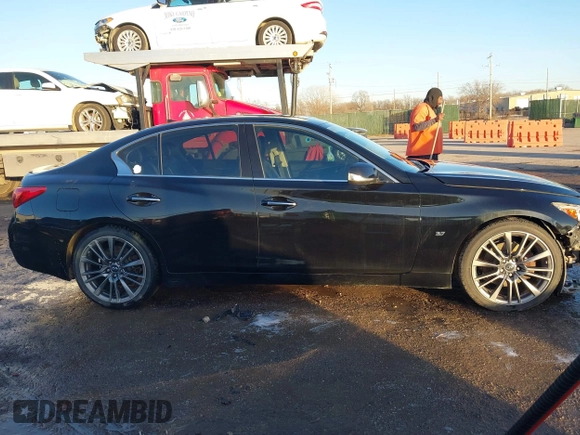 2015 Infiniti Q50 Sport with VIN JN1BV7AP7FM340930, listed as a IAAI auction lot 41134481 with 126,849 mi miles and . Bid and sale history available at DreamBid. Image 14.