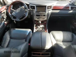2015 Lexus LX 570 with VIN JTJHY7AX7F4165803, listed as a Copart auction lot 42799625 with 157,666 mi miles and Salvage Title. Bid and sale history available at DreamBid. Image 8.