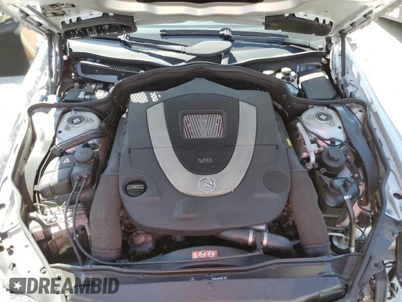 2007 Mercedes-Benz SL 550 with VIN WDBSK71F57F134782, listed as a Copart auction lot 47041625 with 54,995 mi miles and Salvage title. Bid and sale history available at DreamBid. Image 11.