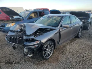 2023 Genesis G70 2.0T with VIN KMTG34TAXPU129319, listed as a Copart auction lot 73239224 with 18,785 mi miles and Non Repairable. Bid and sale history available at DreamBid. Image 1.