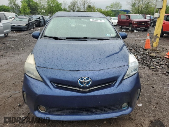 2012 Toyota Prius Two with VIN JTDZN3EU7C3139129, listed as a Copart auction lot 55499735 with 556,381 mi miles and Clean Title. Bid and sale history available at DreamBid. Image 5.