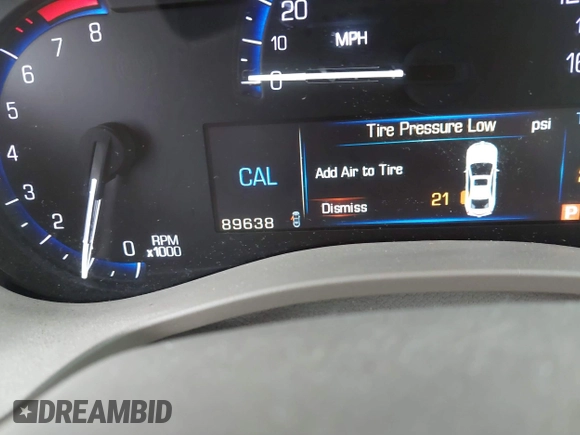 2015 Cadillac ATS Sedan Luxury RWD with VIN 1G6AB5RX6F0107304, listed as a IAAI auction lot 40934454 with 89,638 mi miles. Bid and sale history available at carsss.com. Image 16.