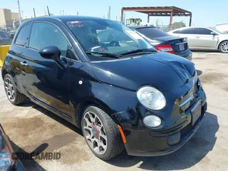 2015 FIAT 500 Pop z VIN 3C3CFFAR0FT527855, wystawiony jako IAAI lot #42136333 z przebiegiem 60 751 mil mil oraz . Historia ofert i sprzedaży dostępna na DreamBid. Obrazek 1.