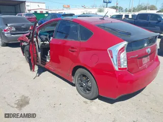2013 Toyota Prius One with VIN JTDKN3DU5D1721858, listed as a IAAI auction lot 41783930 with 1 mi miles. Bid and sale history available at carsss.com. Image 3.