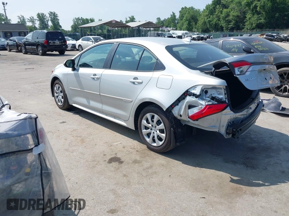 2024 Toyota Corolla LE with VIN 5YFB4MDE8RP202811, listed as a IAAI auction lot 42434710 with 400 mi miles and . Bid and sale history available at DreamBid. Image 3.