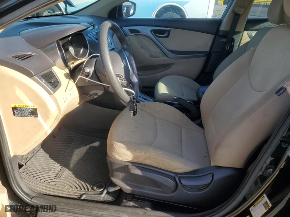 2012 Hyundai Elantra Limited with VIN 5NPDH4AE9CH116395, listed as a Copart auction lot 50218895 with 167,324 mi miles and Salvage Title. Bid and sale history available at carsss.com. Image 7.