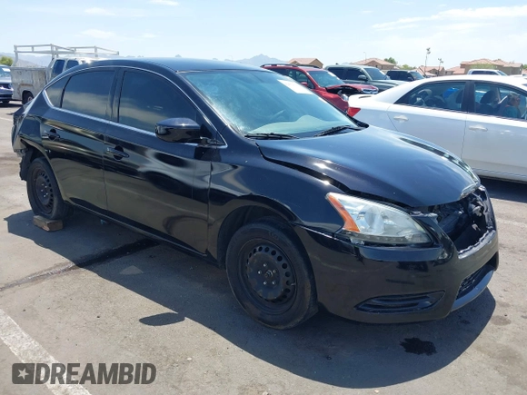 2014 Nissan Sentra SV with VIN 3N1AB7AP8EY247544, listed as a IAAI auction lot 42654316 with 155,129 mi miles and . Bid and sale history available at DreamBid. Image 1.