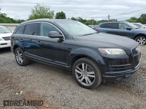 2013 Audi Q7 Premium Plus with VIN WA1LGAFE3DD016266, listed as a Copart auction lot 62180935 with 180,937 mi miles and Clean title. Bid and sale history available at DreamBid. Image 4.