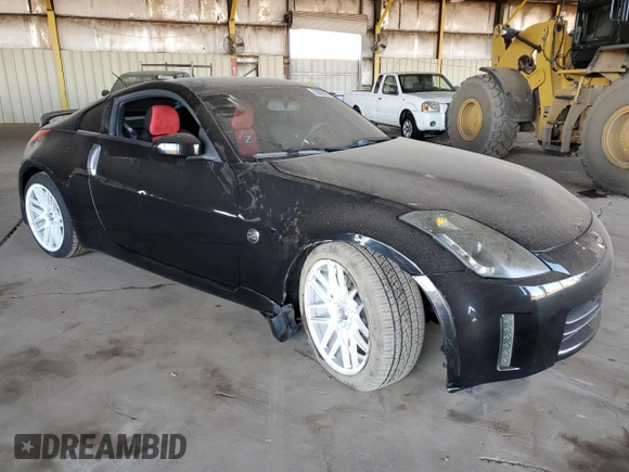 2008 Nissan 350Z Enthusiast with VIN JN1BZ34E68M750984, listed as a Copart auction lot 89256425 with 118,053 mi miles and Salvage Title. Bid and sale history available at carsss.com. Image 4.