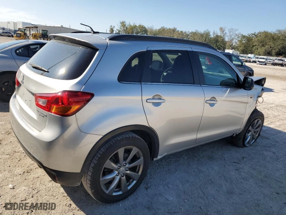 2013 Mitsubishi Outlander Sport LE with VIN 4A4AP5AU4DE023281, listed as a Copart auction lot 88737435 with 53,800 mi miles and Salvage Title. Bid and sale history available at carsss.com. Image 3.