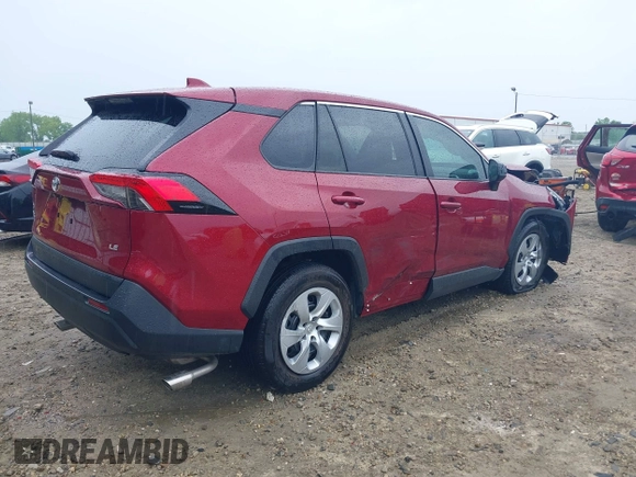 2022 Toyota RAV4 LE with VIN 2T3H1RFV7NW228099, listed as a IAAI auction lot 42211518 with 9,336 mi miles and . Bid and sale history available at DreamBid. Image 4.