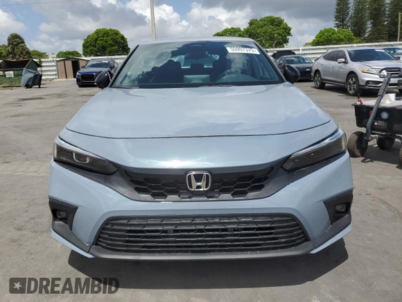 2023 Honda Civic Sport with VIN 19XFL2H88PE000014, listed as a Copart auction lot 55997375 with 28,892 mi miles and Salvage Title. Bid and sale history available at DreamBid. Image 5.