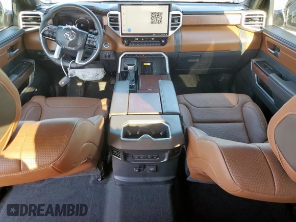 2024 Toyota Tundra 1794 Edition with VIN 5TFMC5DB7RX064784, listed as a Copart auction lot 62749385 with 17,587 mi miles and Salvage title. Bid and sale history available at DreamBid. Image 8.