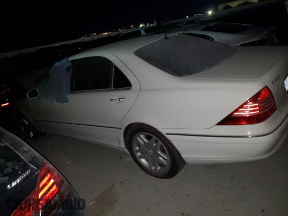 2003 Mercedes-Benz S-Class 4.3L with VIN WDBNG70J33A358287, listed as a Copart auction lot 67197374 with 0 mi miles and Non Repairable. Bid and sale history available at carsss.com. Image 2.