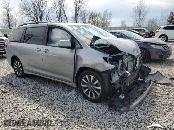 2018 Toyota Sienna XLE with VIN 5TDDZ3DC7JS191170, listed as a Copart auction lot 53964235 with 0 mi miles and Clean Title. Bid and sale history available at carsss.com. Image 4.