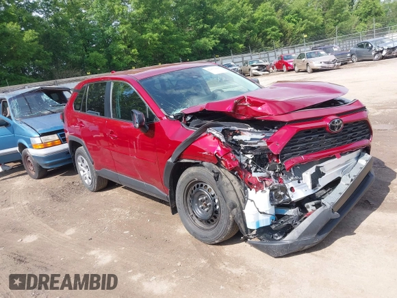 2023 Toyota RAV4 LE z VIN 2T3F1RFVXPW343189, wystawiony jako IAAI lot #42253204 z przebiegiem 23 632 mil mil oraz . Historia ofert i sprzedaży dostępna na DreamBid. Obrazek 1.