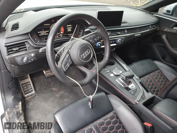 2018 Audi RS 5 z VIN WUAPWAF58JA905266, wystawiony jako Copart lot #48929444 z przebiegiem 47 604 mil mil oraz . Historia ofert i sprzedaży dostępna na DreamBid. Obrazek 8.