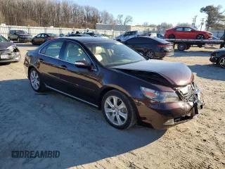 2011 Acura RL Technology with VIN JH4KB2F60BC000509, listed as a Copart auction lot 86744244 with 83,289 mi miles and Salvage Title. Bid and sale history available at DreamBid. Image 4.