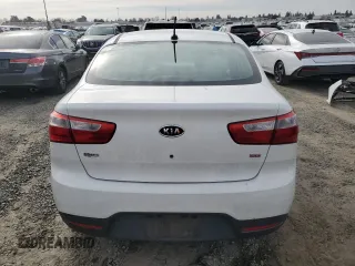 2013 Kia Rio LX with VIN KNADM4A31D6113719, listed as a Copart auction lot 44825165 with 121,443 mi miles and Salvage Title. Bid and sale history available at carsss.com. Image 6.