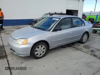 2003 Honda Civic EX with VIN 2HGES25773H581435, listed as a Copart auction lot 82920814 with 233,463 mi miles and Clean Title. Bid and sale history available at DreamBid. Image 1.