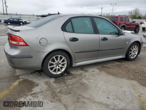 2004 Saab 9-3 with VIN YS3FD45Y741016905, listed as a Copart auction lot 54404045 with 170,435 mi miles and Salvage Title. Bid and sale history available at carsss.com. Image 3.