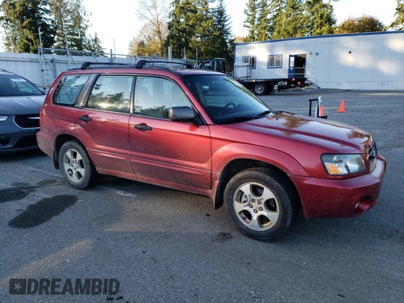 2003 Subaru Forester XS with VIN JF1SG65643H736343, listed as a Copart auction lot 77376394 with 108,665 mi miles and Salvage Title. Bid and sale history available at carsss.com. Image 4.