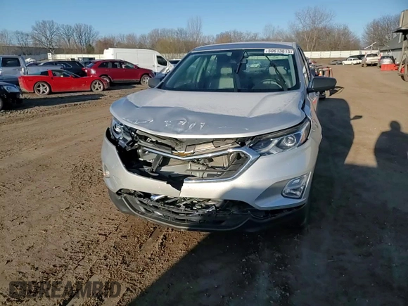 2018 Chevrolet Equinox LS with VIN 3GNAXHEV9JL323297, listed as a Copart auction lot 50613015 with 90,689 mi miles and Salvage Title. Bid and sale history available at DreamBid. Image 11.