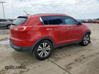 2013 Kia Sportage EX with VIN KNDPCCA2XD7542288, listed as a Copart auction lot 58819995 with 125,315 mi miles and Salvage title. Bid and sale history available at DreamBid. Image 3.