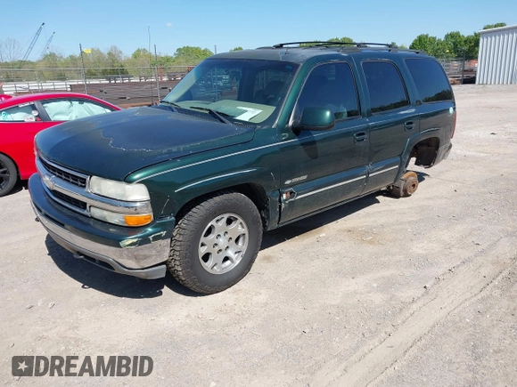 2002 Chevrolet Tahoe LT with VIN 1GNEK13Z52J186557, listed as a IAAI auction lot 42035772 with 1 mi miles. Bid and sale history available at carsss.com. Image 2.