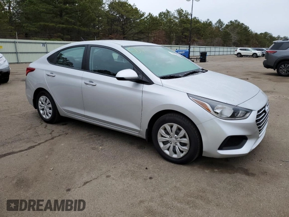 2022 Hyundai Accent SEL with VIN 3KPC24A61NE157357, listed as a Copart auction lot 72970402 with 9,604 mi miles. Bid and sale history available at carsss.com. Image 4.