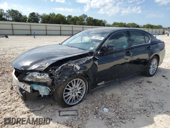 2013 Lexus GS 350 with VIN JTHBE1BL0D5017606, listed as a Copart auction lot 73057324 with 55,507 mi miles and Salvage Title. Bid and sale history available at carsss.com. Image 1.