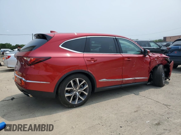 2023 Acura MDX Technology z VIN 5J8YE1H43PL025910, wystawiony jako Copart lot #60610405 z przebiegiem 14 091 mil mil oraz Szkoda całkowita • Salvage title. Historia ofert i sprzedaży dostępna na DreamBid. Obrazek 3.
